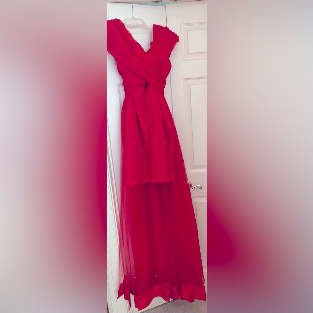 Tomasz Starzweski Red Evening Gown